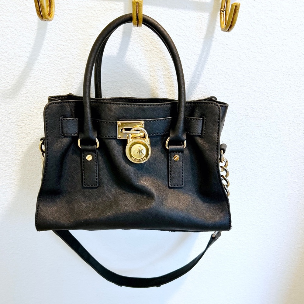 Michael Kors Hamilton Medium Tote Bag Black